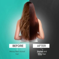 Ikonic Me Hair Straightener Brush Super Styler  | Tourmaline Ceramic | Triple Bristle | Thermo-Protect | 130-210�C | Frizz-Free, Shiny Hair | Large Paddle Brush