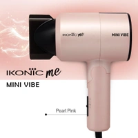 Ikonic Mini Vibe Hair Dryer 1200W - Pink | 2 Speed Settings | Cool Shot | Overheat Protection | Compact & Travel Friendly Design | Suitable for All Hair Types