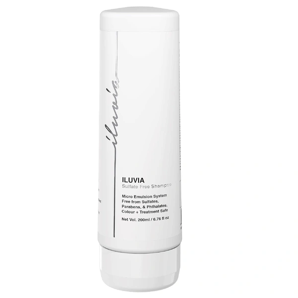 Iluvia Professional Sulphate-Free Shampoo 200ml | Unique Micro Emulsion Formula | Prevents Frizz, Breakage & Dryness | Strengthens Hair for Healthier, Smoother Locks