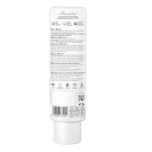 Iluvia Professional Sulphate-Free Shampoo 200ml | Unique Micro Emulsion Formula | Prevents Frizz, Breakage & Dryness | Strengthens Hair for Healthier, Smoother Locks