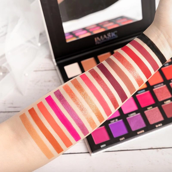 Cosluxe Imagic Professional Imagic CosluxeProfessional Galaxy Shine Eyeshadow Palette 35.8g | 30 Color Multicolor Palette | Matte, Satin & Shimmer Finish | Highly Pigmented Eye Makeup