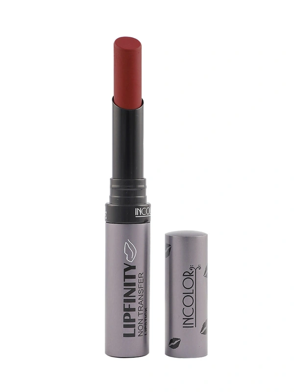 Incolor Lipfinity Color Non-Transfer Lipstick Shade 01 | Matte & Long-Lasting |Highly Pigmented & Smudge-Proof | Waterproof & Lightweight Lipstick for All-Day Wear