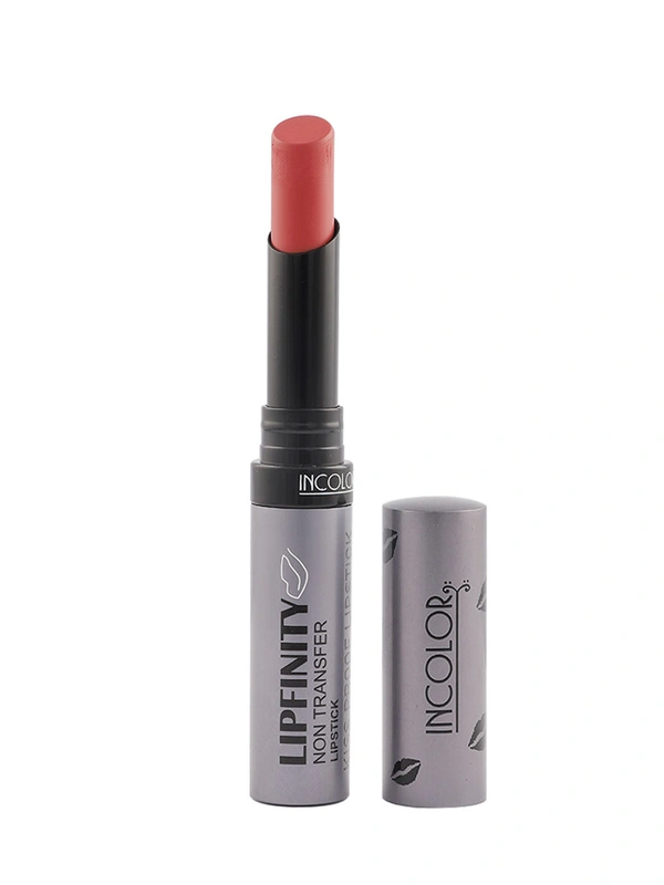 Incolor Lipfinity Non-Transfer Lipstick Shade 03 |  Bold Matte Finish | Long-Lasting & Smudge-Proof Formula | Lightweight Texture & Hydrating | Travel-Friendly Size