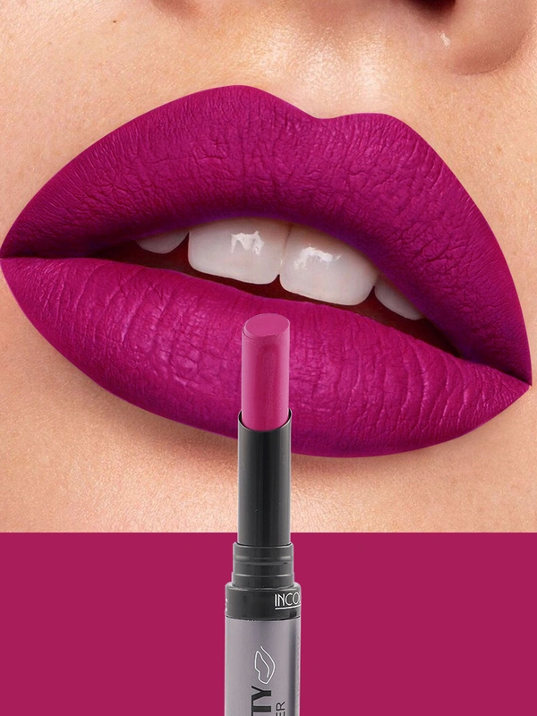 Incolor Lipfinity Non-Transfer Lipstick Shade 04 |  Vibrant Matte Finish | Long-Lasting & Smudge-Proof Formula | Lightweight Texture & Hydrating | Travel-Friendly Size
