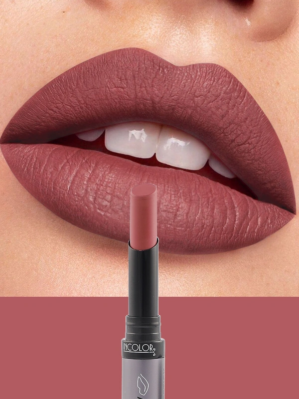 Incolor Lipfinity Non-Transfer Lipstick Shade 08 |  Intense Matte Finish | Long-Lasting Wear | Smudge-Proof & Lightweight Texture | Hydrating Formula & Travel-Friendly Size