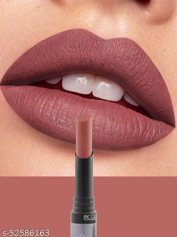 Incolor Lipfinity Non-Transfer Lipstick Shade 09 |  Intense Matte Finish | Long-Lasting Wear | Smudge-Proof & Lightweight Texture | Hydrating Formula & Travel-Friendly Size