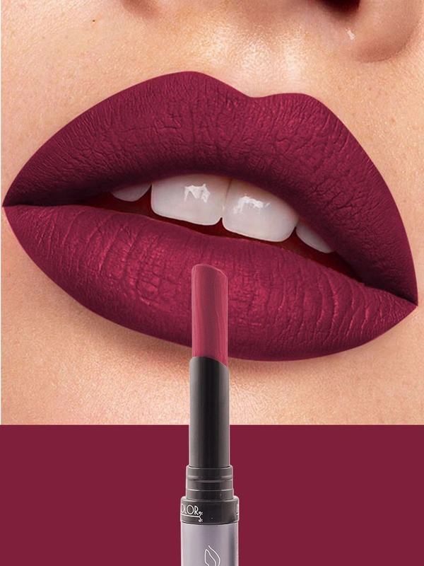 Incolor Lipfinity Non-Transfer Lipstick Shade 13 |  Intense Matte Finish | Long-Lasting Wear | Smudge-Proof & Lightweight Texture | Hydrating Formula & Travel-Friendly Size