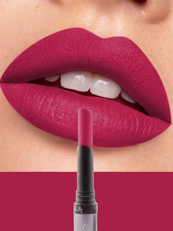 Incolor Lipfinity Non-Transfer Lipstick Shade 21 |  Intense Matte Finish | Long-Lasting Wear | Smudge-Proof & Lightweight Texture | Hydrating Formula & Travel-Friendly Size