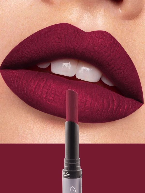 Incolor Lipfinity Non-Transfer Lipstick Shade 23 |  Intense Matte Finish | Long-Lasting Wear | Smudge-Proof & Lightweight Texture | Hydrating Formula & Travel-Friendly Size
