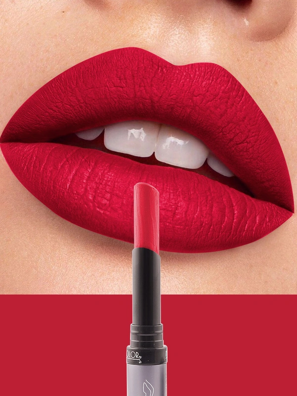 Incolor Lipfinity Non-Transfer Lipstick Shade 24 |  Intense Matte Finish | Long-Lasting Wear | Smudge-Proof & Lightweight Texture | Hydrating Formula & Travel-Friendly Size
