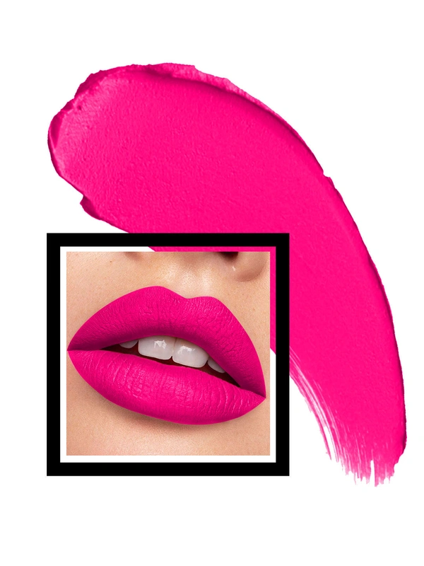 Incolor Lipfinity Non-Transfer Lipstick Shade 25 |  Intense Matte Finish | Long-Lasting Wear | Smudge-Proof & Lightweight Texture | Hydrating Formula & Travel-Friendly Size