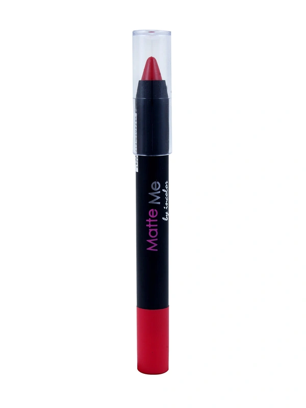 Incolor Matte Me Crayon Pencil Lipstick 11 Cocktail| Vibrant Matte Finish & Creamy Texture | Long-Lasting Wear & Precise Crayon Design | Lightweight Formula for All-Day Comfort