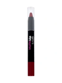 Incolor Matte Me Crayon Pencil Lipstick 30 Bloody Maroon | Deep Maroon Matte Finish & Creamy Texture | Full Coverage, Long-Lasting Wear & Precise Crayon Design | Lightweight Formula for All-Day Comfort