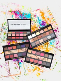 Incolor Midnight Dreams 18 in 1 Color Eyeshadow Palette 25g, Shade 01 | Waterproof Eye Makeup | Matte & Glitter Finish | Multicolor Shades for Girls & Women