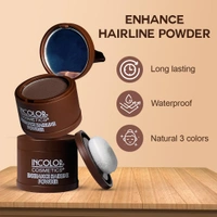 Incolor Root Touch Up Hair Powder Beard Line Black | Hairline & Beard Filler | Root Cover Up Stick | For Thinning Hair, Bald Spots & Eyebrows