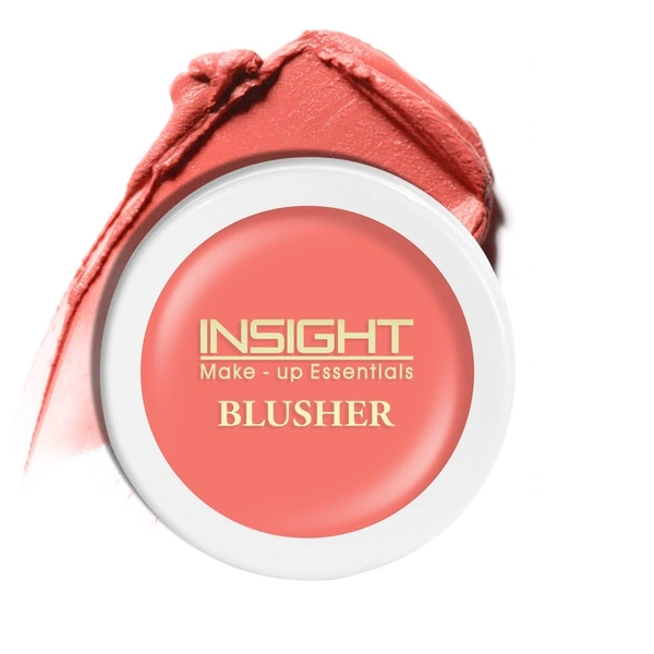 Insight Creme Blusher Soft Salmon, 3.5g | Creamy, Buildable Blusher for Natural Flush | Long-Lasting, Smooth Formula | Ideal for All Skin Types