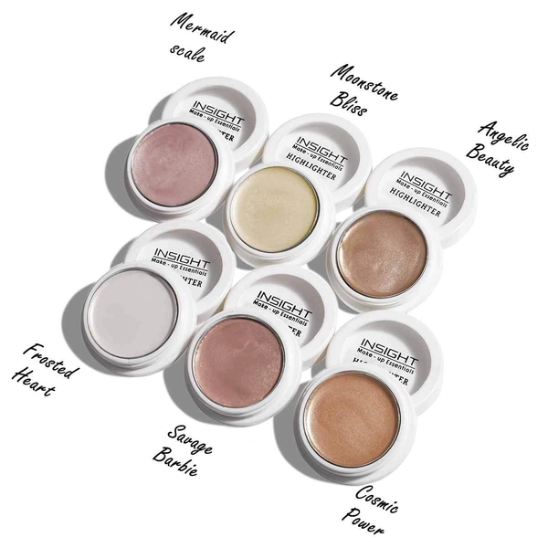 Insight Glitter Makeup Highlighter (Savage Barbie) 3.5 gm|Radiant Glow | Long-Lasting Shimmer | Perfect for Face & Body | Ideal for Parties & Festivals