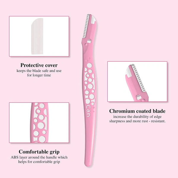 Kai Eyebrow Razor for Women | Precision Stainless Steel Blade | Safe, Accurate Eyebrow | Shaping & Facial Hair Removal | Ergonomic Handle for Easy | Comfortable Use.