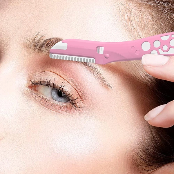 Kai Eyebrow Razor for Women | Precision Stainless Steel Blade | Safe, Accurate Eyebrow | Shaping & Facial Hair Removal | Ergonomic Handle for Easy | Comfortable Use.
