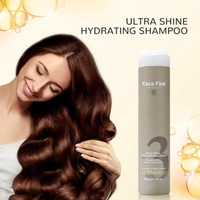 Kera Fine Keratin Shampoo 250ml | Sulfate-Free, Paraben-Free, Sodium Chloride-Free | Keratin, Soy & Wheat Protein Formula | Professional Hair Care for All Hair Types