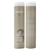 Kera Fine Keratin Shampoo 250ml | Sulfate-Free, Paraben-Free, Sodium Chloride-Free | Keratin, Soy & Wheat Protein Formula | Professional Hair Care for All Hair Types