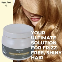 KERA FINE Smooth & Shine Hair Mask for Dry & Frizzy Hair 500g | Deep Conditioning Spa Treatment | Repairs Damage, Adds Shine & Softness | For Chemically Treated Hair