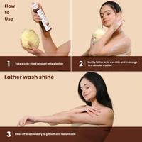 La Pink Natural La Pink Coffee Shower Gel 250ml | White Haldi, Coffee,  Avocado & Juniper Berry Oil | Calming, Smoothing | Microplastic-Free, Skin-Friendly Formula