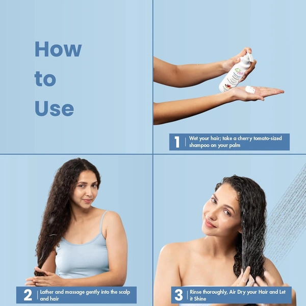 La Pink Natural La Pink Colour Protact Sampoo Quinoa Protein 250ml | White Haldi, Quinoa, Pomegranate & Blueberry | Microplastic-Free Formula |  Cleanse, refreshes & banishes dandruff
