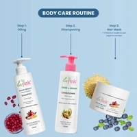 La Pink Natural La Pink Colour Protact Sampoo Quinoa Protein 250ml | White Haldi, Quinoa, Pomegranate & Blueberry | Microplastic-Free Formula |  Cleanse, refreshes & banishes dandruff
