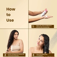 La Pink Natural La Pink Conditioner Methi Dana 8-in-1 250ml | White Haldi, Bhringraj, Kadi Patta, Hibiscus & Onion | Microplastic-Free Formula |  Hair Fall Control Volume Booster