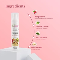 La Pink Natural La Pink  Day Cream Ideal Bright White Haldi 15gm with SPF15 Sun Protection | Brightening & Hydrating | Kakadu Plum, Raspberry & Cactus Flower Extract | 100% Microplastic-Free |All Skin Types