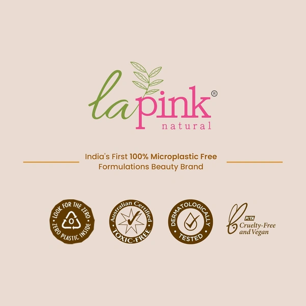 La Pink Natural La Pink  Day Cream Ubtan White Haldi 50g with Kesar, Sandalwood & Rose Extract | Fades Tan & Blemishes | Skin Brightening | Microplastic Free Daily Formula