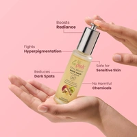 La Pink Natural La Pink Face Serum Ideal Bright White Haldi 5ml | Kakadu Plum & Lettuce | Lightens & Evens Tone & Bright Radiant Skin | 100% Microplastic-Free & lass-Like Skin  | All Skin Types