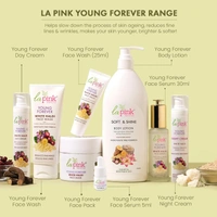 La Pink Natural La Pink Face Wash Ideal Bright White Haldi 25ml, Boosts Radiance | Reduces Pigmentation & Dark Spots | Hydrating & Soap-Free | Kakadu Plum, Mulberry & Cactus Flower | All Skin Types