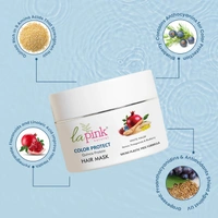 La Pink Natural La Pink Hair Mask Color Protect with Quinoa Protein 200g | White Haldi, Pomegranate & Blueberry | Microplastic-Free | Enhances Color Vibrancy & Controls Hair Fall