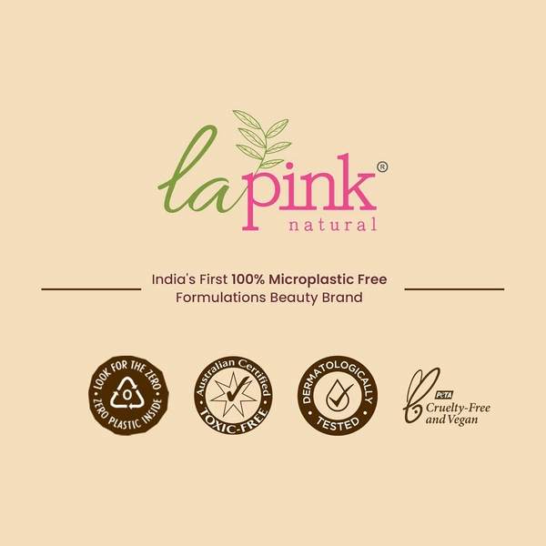 La Pink Natural La Pink Hair Mask Methi Dana 8-in-1 200g | White Haldi, Bhringraj, Kadi Patta, Hibiscus & Onion | Microplastic-Free Formula | Enhances Hair Color & Strength