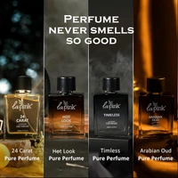La Pink Hot Look Luxury Pure Perfume for Men 100ml | Leather, Woody, Ozonic, Fresh Spicy, Animalic, Aromatic & Aquatic Floral Citrus Green Notes | Long-Lasting Scent