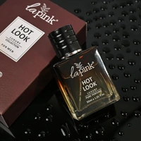 La Pink Hot Look Luxury Pure Perfume for Men 30ml | Leather, Woody, Ozonic, Fresh Spicy, Animalic, Aromatic & Aquatic Floral Citrus Green Notes | Long-Lasting Scent