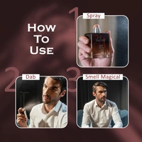 La Pink Hot Look Luxury Pure Perfume for Men 30ml | Leather, Woody, Ozonic, Fresh Spicy, Animalic, Aromatic & Aquatic Floral Citrus Green Notes | Long-Lasting Scent