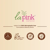La Pink Natural La Pink Lemon Ginger Sampoo 250ml | White Haldi, Lemon, Ginger & Bhringraj | Microplastic-Free Formula |  Cleanse, refreshes & banishes dandruff