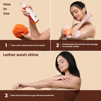 La Pink Natural La Pink Lily Blossom Shower Gel 250ml | White Haldi, Lily & Daisy Flower, Avocado & Juniper Berry Oil | Calming, Smoothing | Microplastic-Free, Skin-Friendly Formula