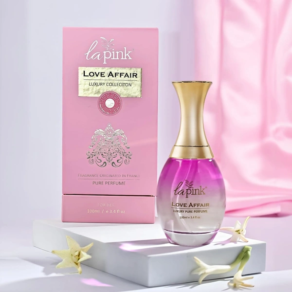 La Pink Miss Morning Luxury Pure Perfume for Women 100ml | White Floral tuberose, Woody yellow Floral & Citrus Sweet notes | Long Lasting | Natural & Elegant Scent