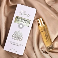 La Pink Miss Morning Luxury Pure Perfume for Women 30ml | White Floral, Warm Spicy, Vanilla & Cacao| Amber, Woody, Tuberose, Almond Powdery Notes