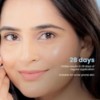 La Pink Natural Anti Acne Face Serum with white haldi 100ml | Pomegranate, Green Tea & Witch Hazel Extract for Reduce Acne & Evens Skin Tone | Micro Plastic Free Formula