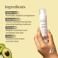 La Pink Natural Face Moisturiser Vitamin E with white haldi 50g| Kokum Butter, Shea Butter, Avocado & Licorice Extract for Glow Booster & Skin Moisturiser | Micro Plastic Free Formula
