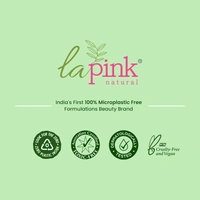 La Pink Natural Vitamin C Face Wash with white haldi 100ml | Kakdu Plum, Gotu Kola & Rasberry Extract for glowing rediant skin | Gentle, Nourishing Cleanser | Micro Plastic Free Formula