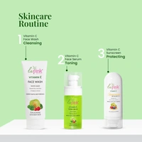 La Pink Natural Vitamin C Face Toner Serum with white haldi 100ml | Kakdu Plum, Gotu Kola & Rasberry Extract for glowing rediant skin | Gentle, Nourishing Cleanser | Micro Plastic Free Formula