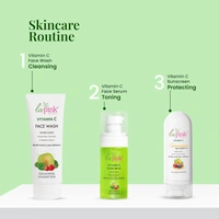 La Pink Natural Vitamin C Face Wash with white haldi 100ml | Kakdu Plum, Gotu Kola & Rasberry Extract for glowing rediant skin | Gentle, Nourishing Cleanser | Micro Plastic Free Formula