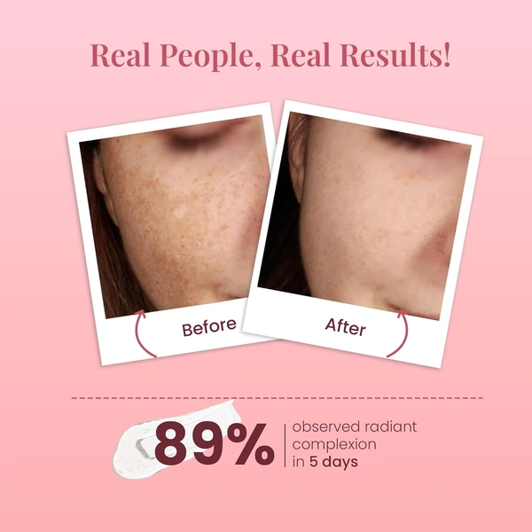 La Pink Natural La Pink Night Cream Ideal Bright White Haldi 50gm with SPF15 Sun Protection | Brightening & Hydrating | Kakadu Plum, Mulberry & Cactus Flower Extract | 100% Microplastic-Free |All Skin Types