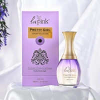 La Pink Pretty Girl Luxury Pure Perfume for Women 100ml | White Floral, Warm Spicy, Vanilla | Amber, Woody, Tuberose, Almond Powdery Notes